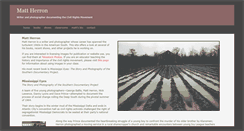 Desktop Screenshot of mattherronwriter.com